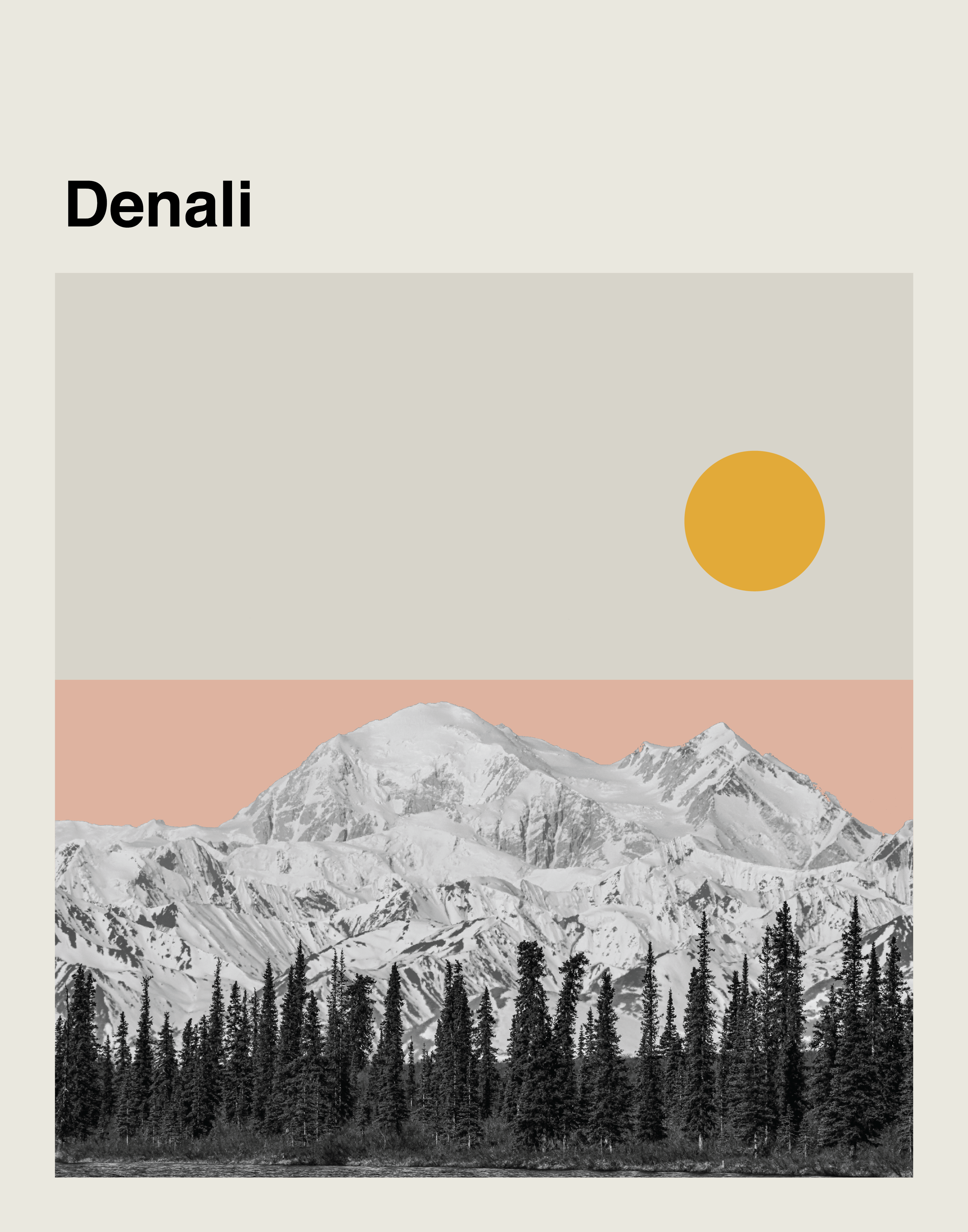 Denali National Park Print
