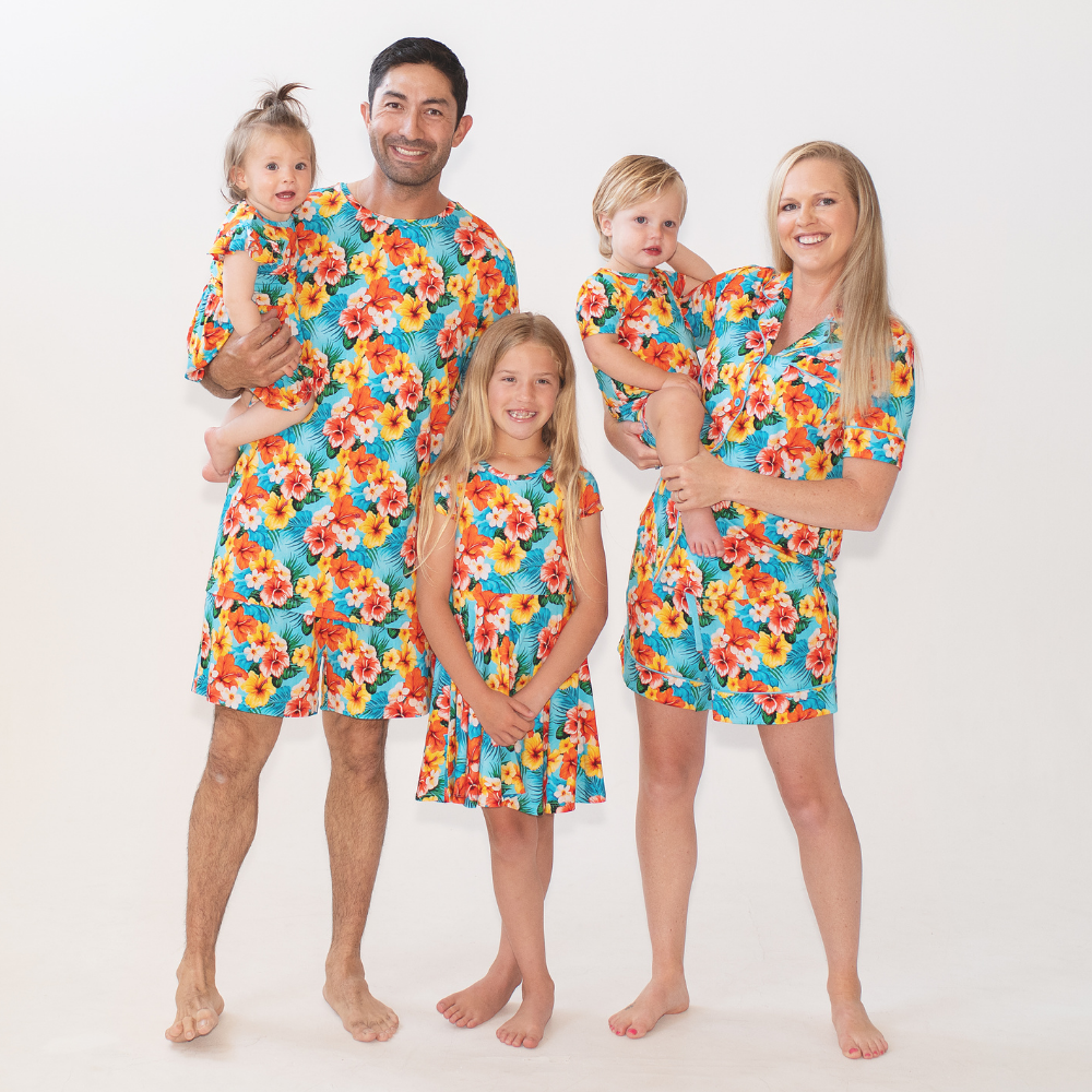 Crew Neck Short Pajamas