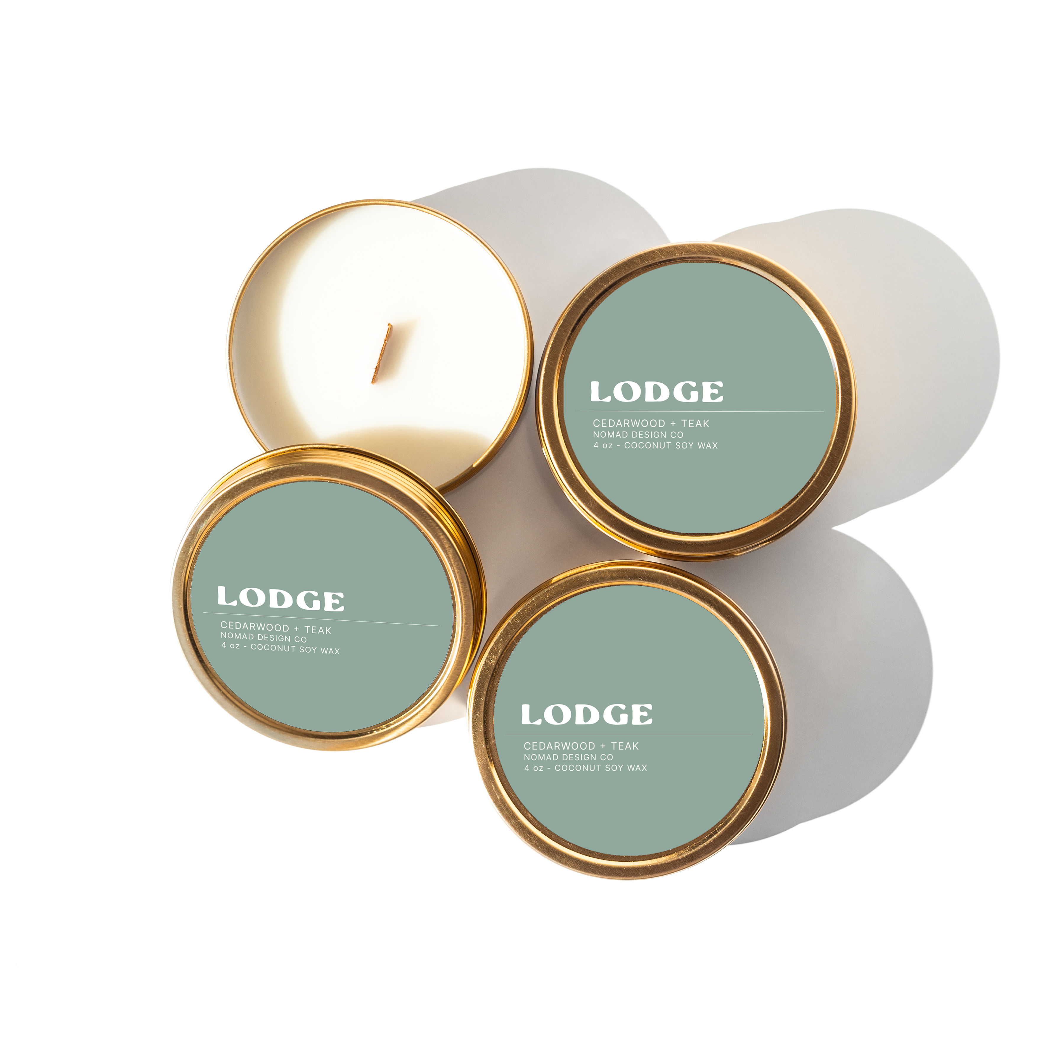 Lodge Travel Tin Candle