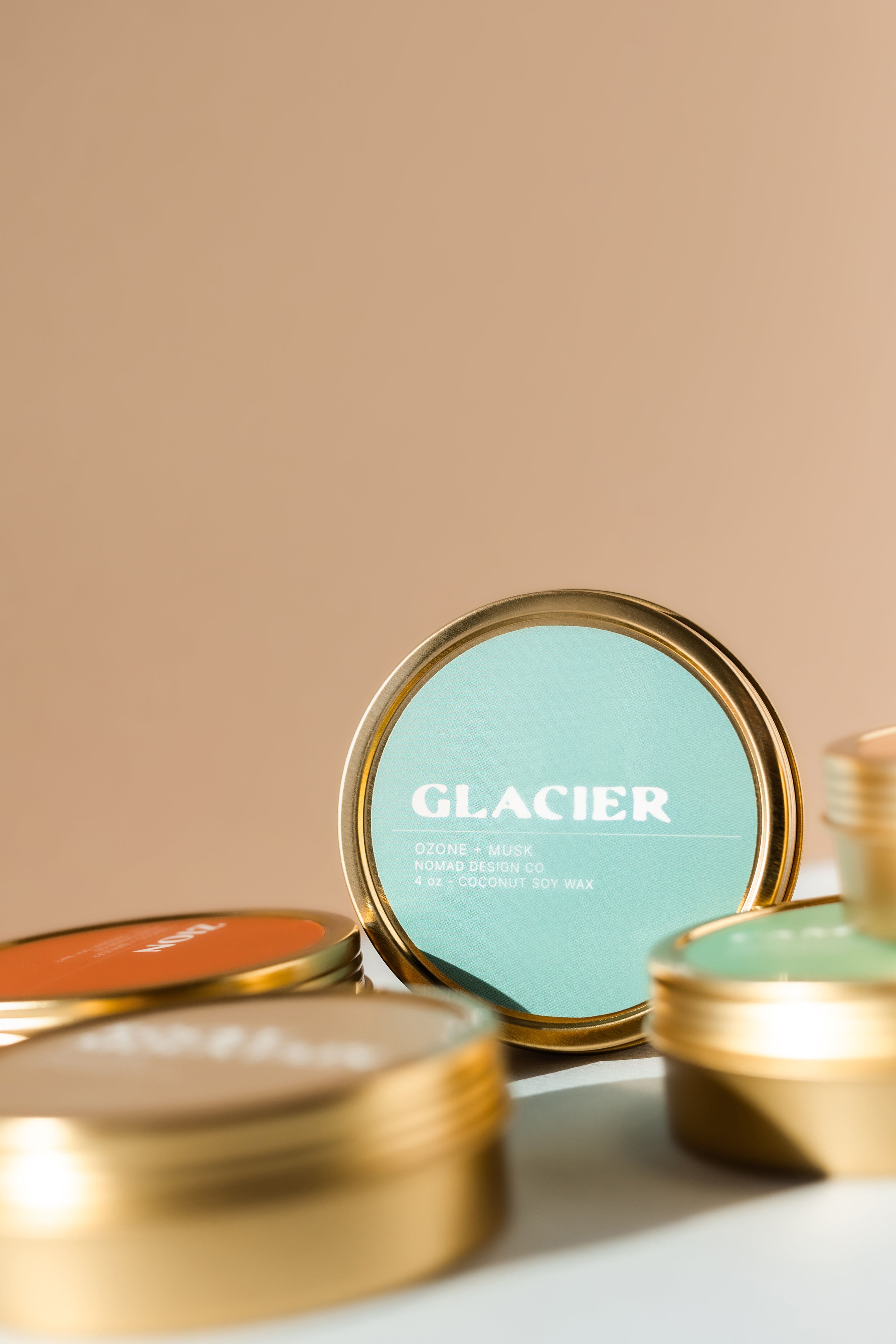 Glacier National Park Travel Tin Candle