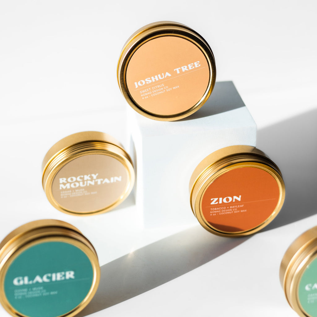 National Park Travel Tin Candle Pack
