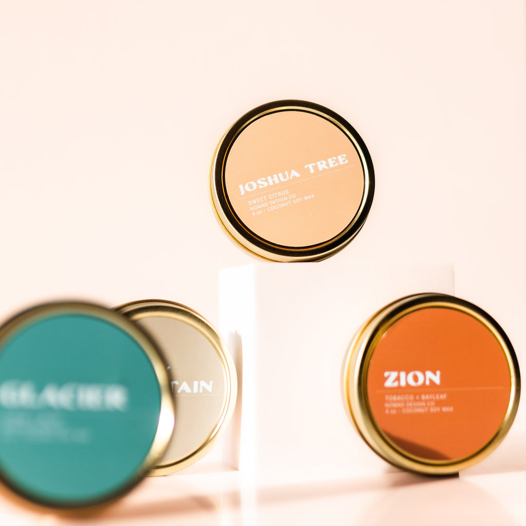 National Park Travel Tin Candle Pack
