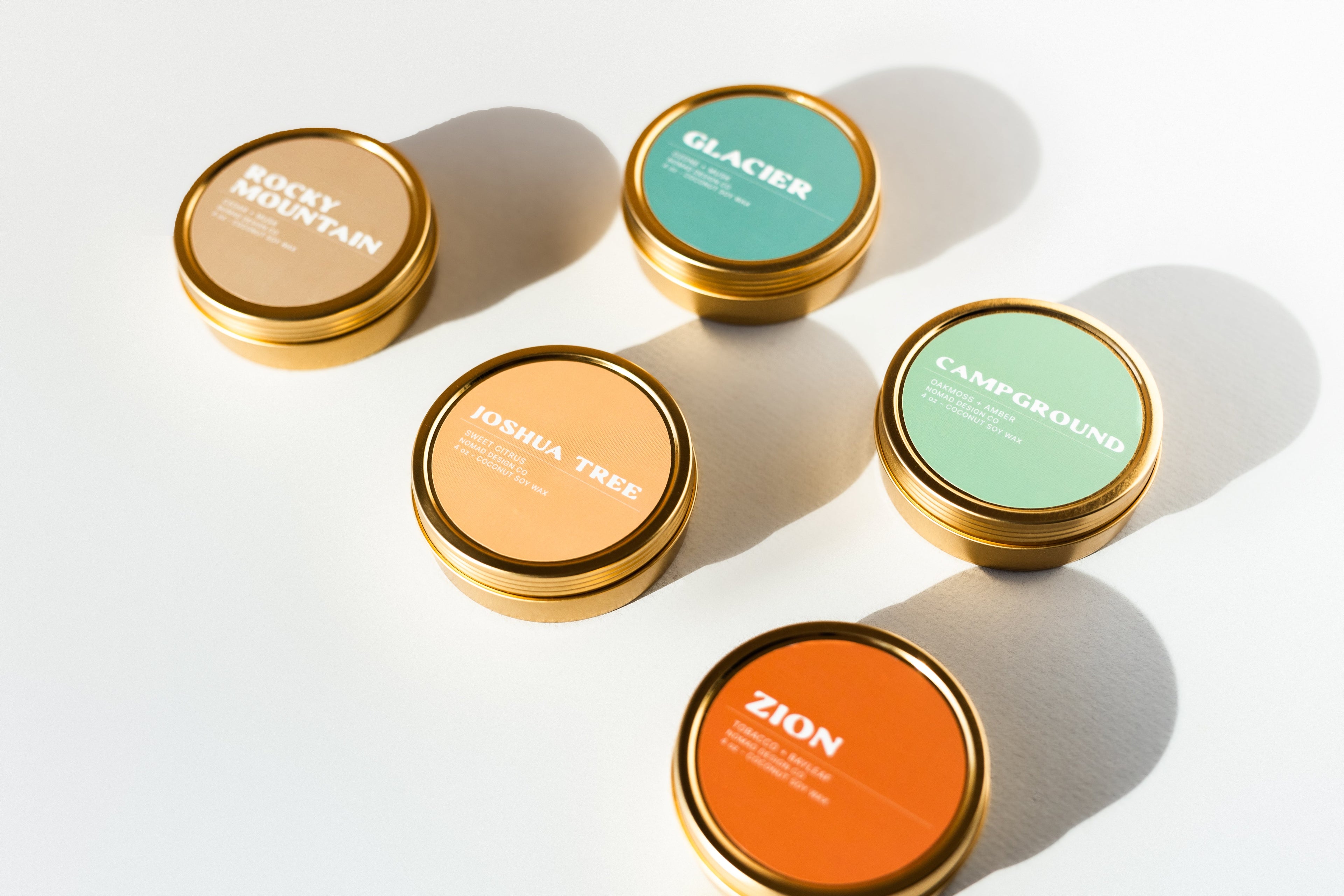 Glacier National Park Travel Tin Candle