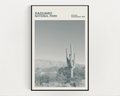 Saguaro National Park Print, Monochrome