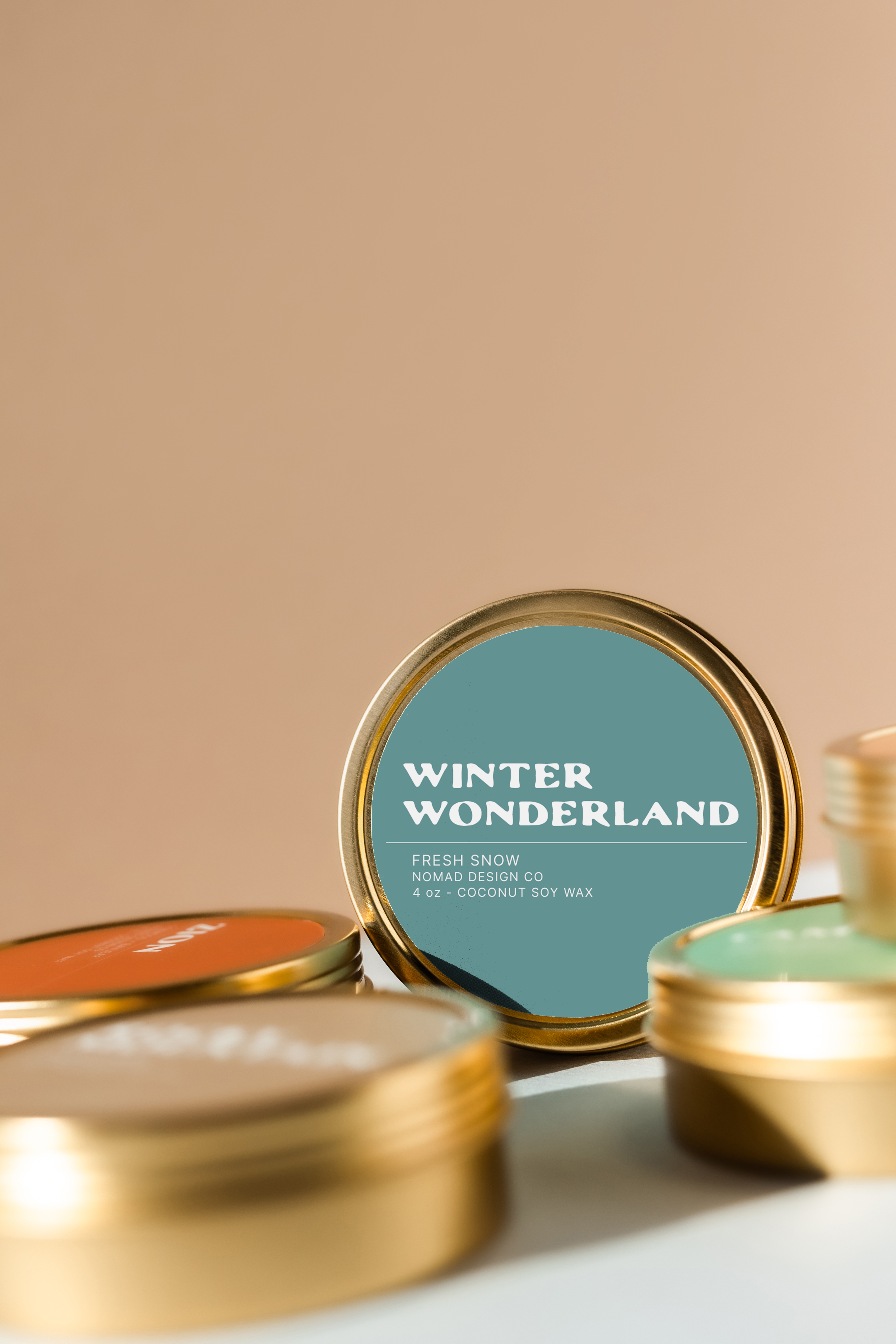 Winter Wonderland Travel Tin Candle